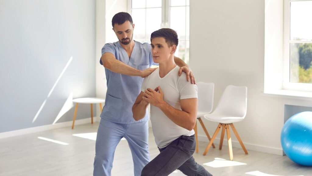 trattamento con fisioterapista nel S-medical di Sora