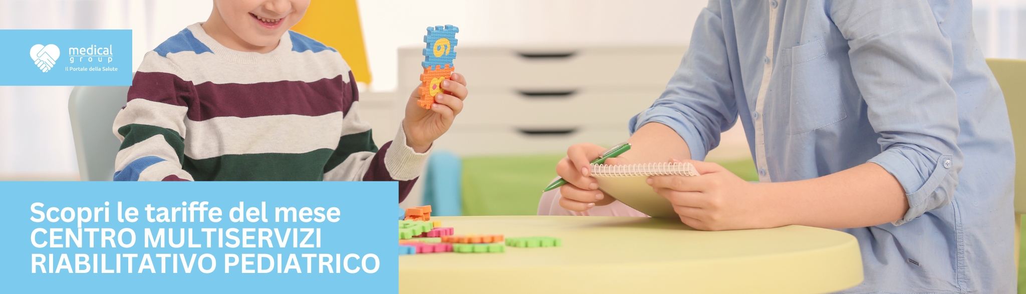 S-Medical Copertine Promo Pediatria - tariffe del mese CENTRO MULTISERVIZI RIABILITATIVO PEDIATRICO