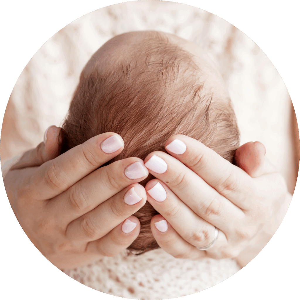 Testa piatta del neonato