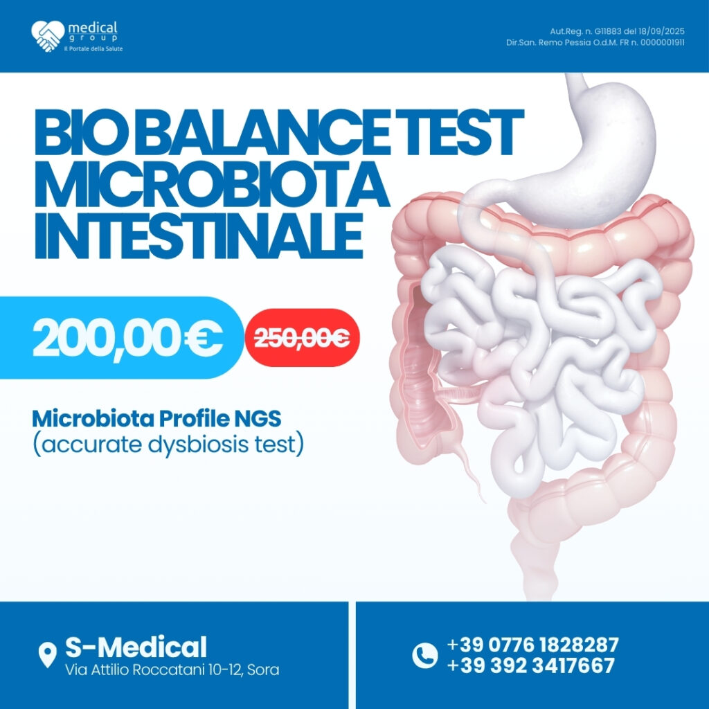 S-MEDICAL PROMO PACCHETTI ANALISI - Bio Balance Test Microbiota Intestinale
