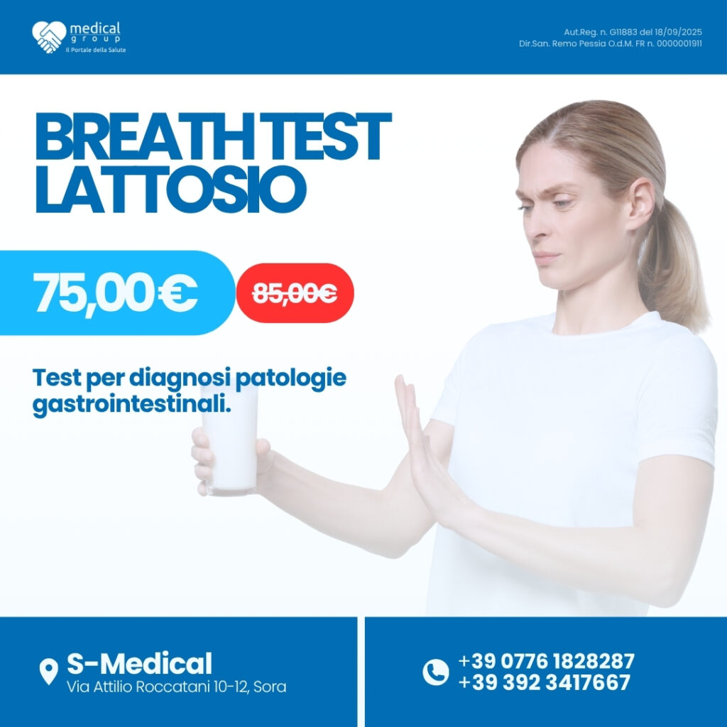 S-MEDICAL PROMO PACCHETTI ANALISI - Breath Test Lattosio