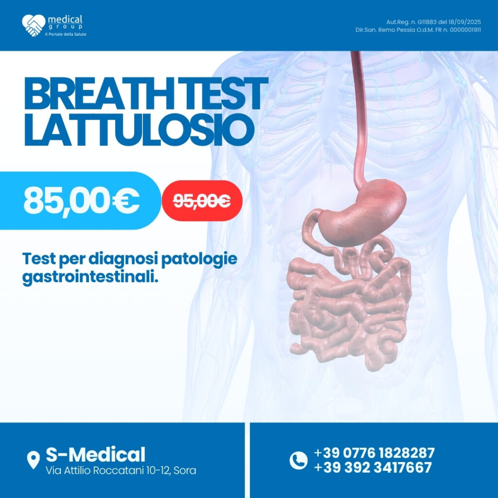 S-MEDICAL PROMO PACCHETTI ANALISI - Breath Test Lattulosio