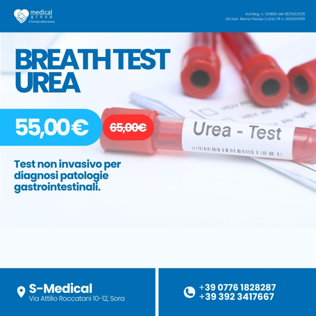 S-MEDICAL PROMO PACCHETTI ANALISI - Breath Test Urea