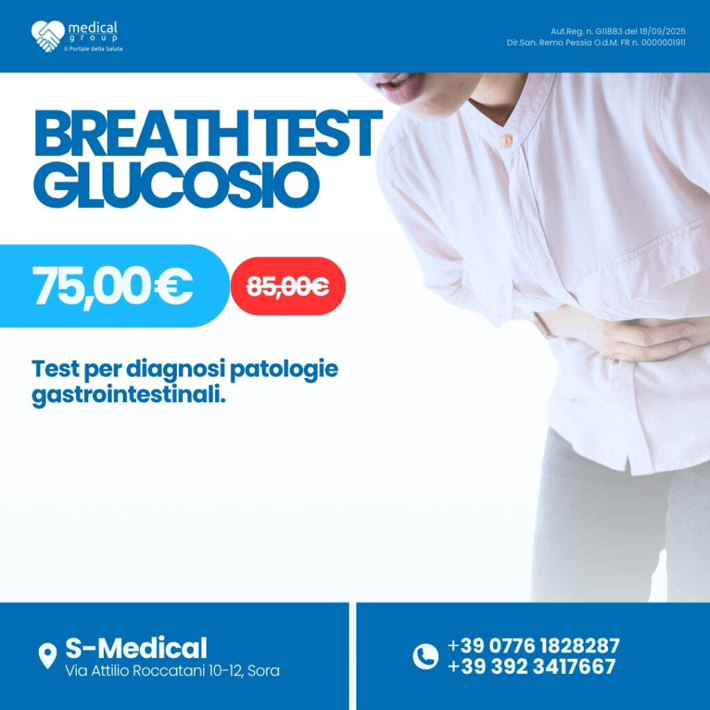 S-MEDICAL PROMO PACCHETTI ANALISI - Breath Test glucosio