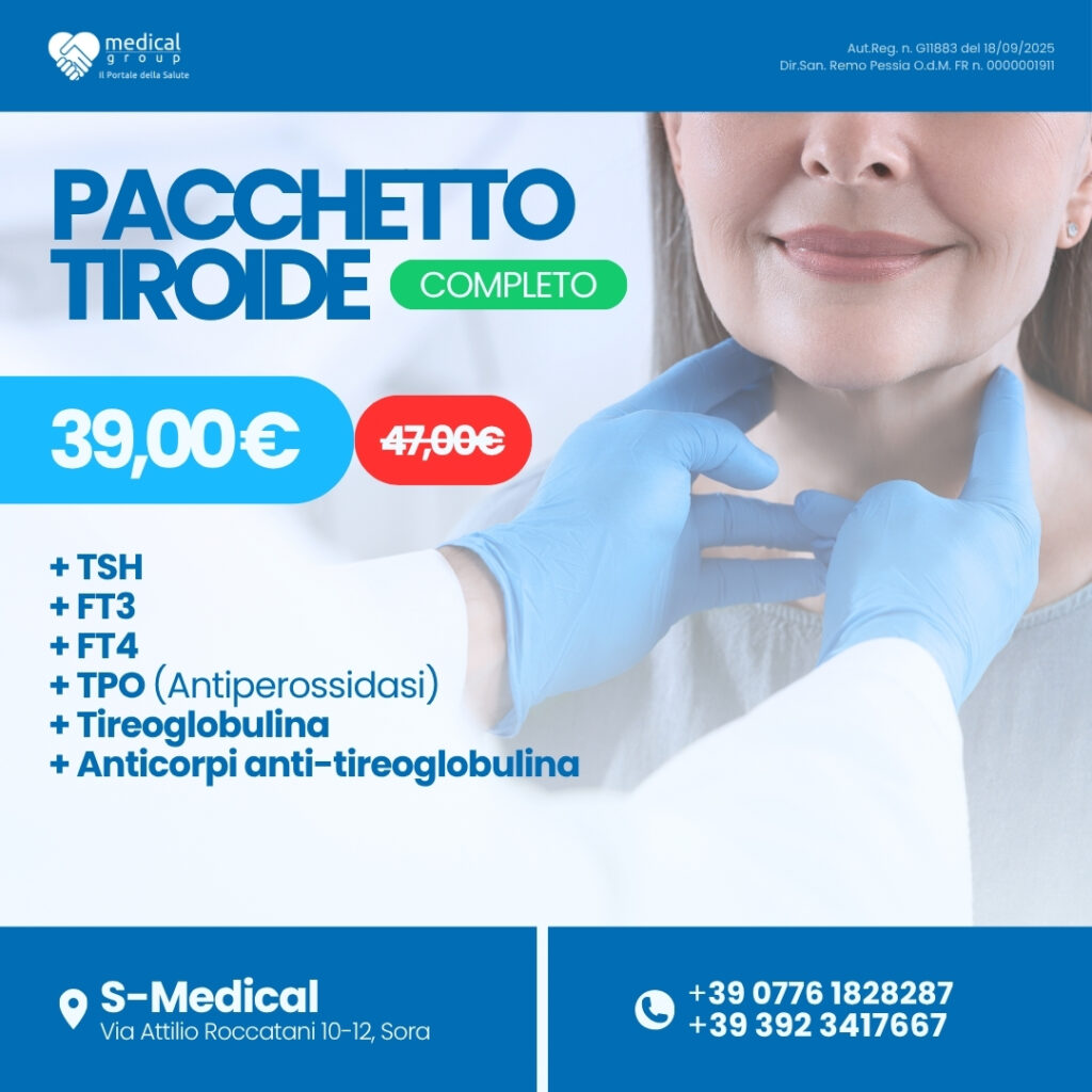 S-MEDICAL PROMO PACCHETTI ANALISI - Pacchetto Tiroide Completo