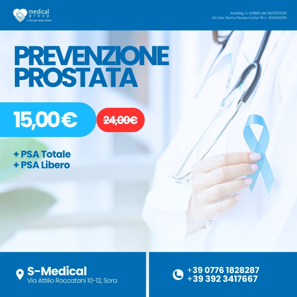 S-MEDICAL PROMO PACCHETTI ANALISI - Prevenzione Prostata