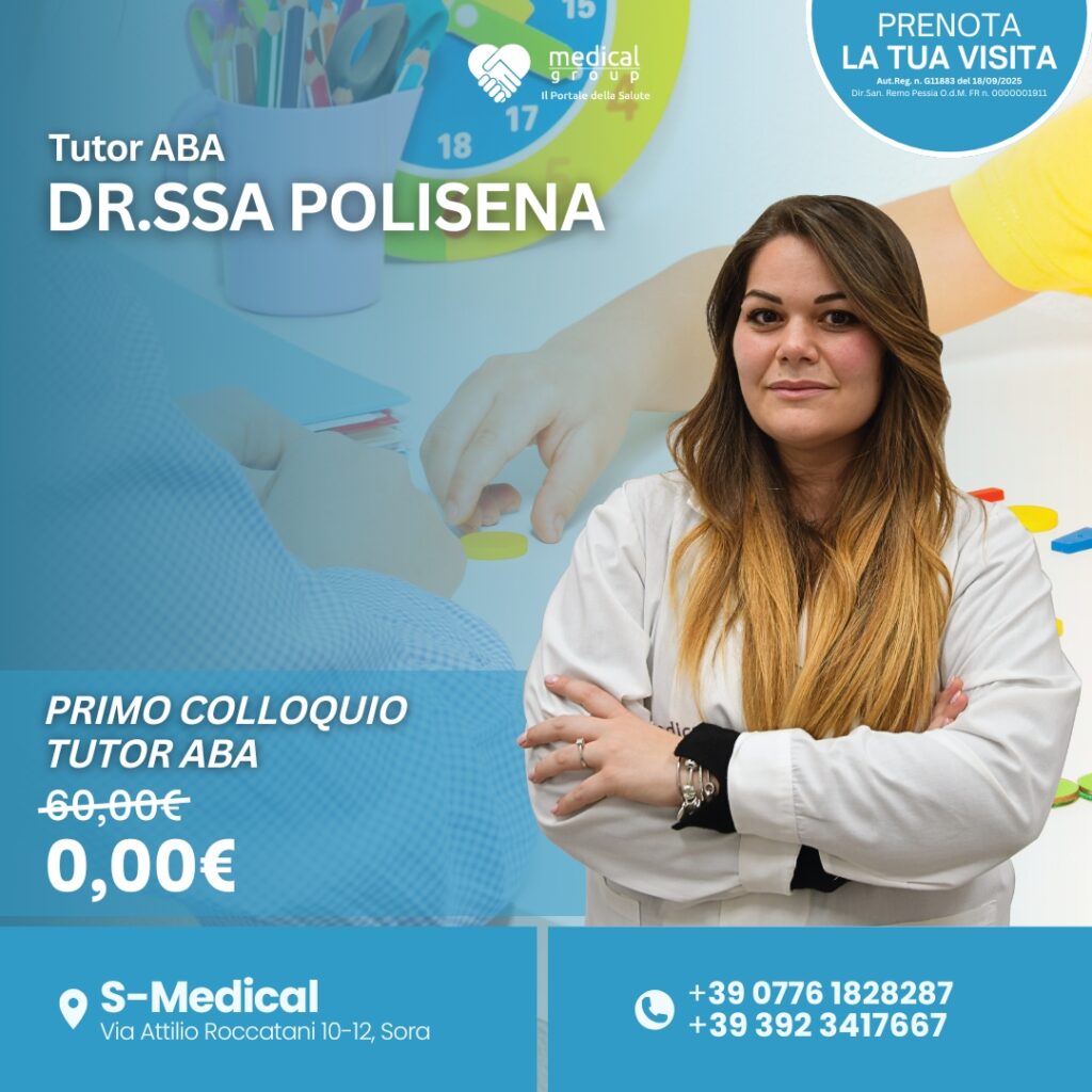 Tariffe del Mese Centro Multiservizi Riabilitativo Pediatrico S-Medical DR.SSA bunduc VALUTAZIONE ABA