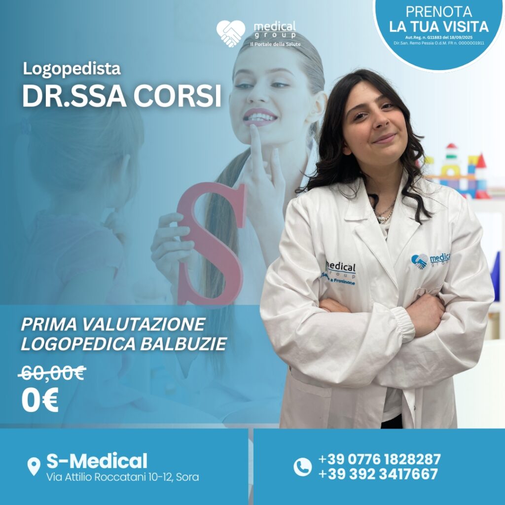Tariffe del Mese Centro Multiservizi Riabilitativo Pediatrico S-Medical DR.ssa corsi prima valutazione logopedica