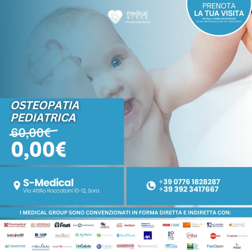Tariffe del Mese Poliambulatorio FS-Medical Sora Osteopatia Pediatrica - D.O. Gemmiti