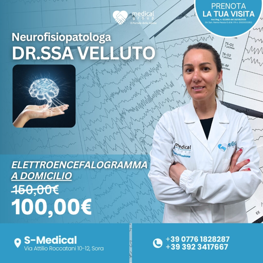 Tariffe del Mese Poliambulatorio F-Medical Frosinone ELETTROENCEFALOGRAMMA A DOMICILIO - DR.SSA VELLUTO