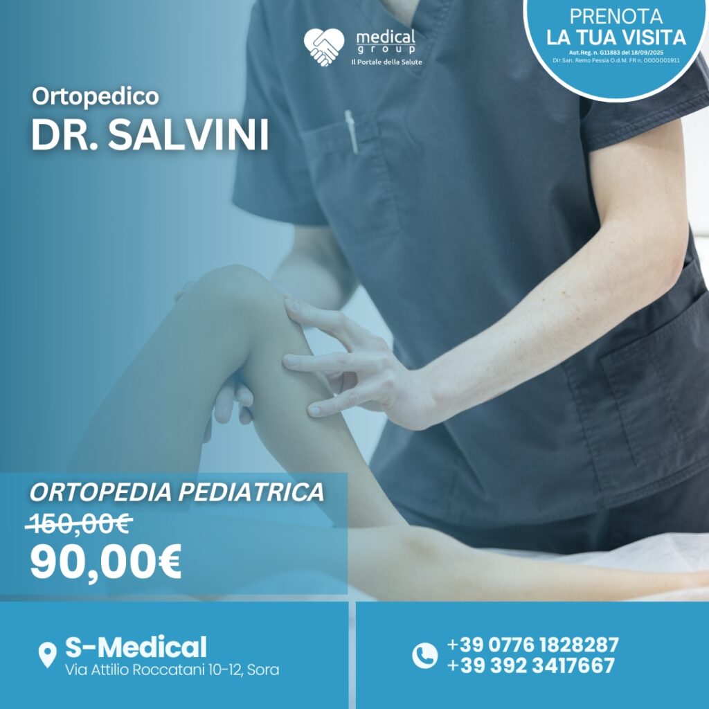 Tariffe del Mese Poliambulatorio Pediatrico S-Medical DR. salvini ortopedIA PEDIATRICA