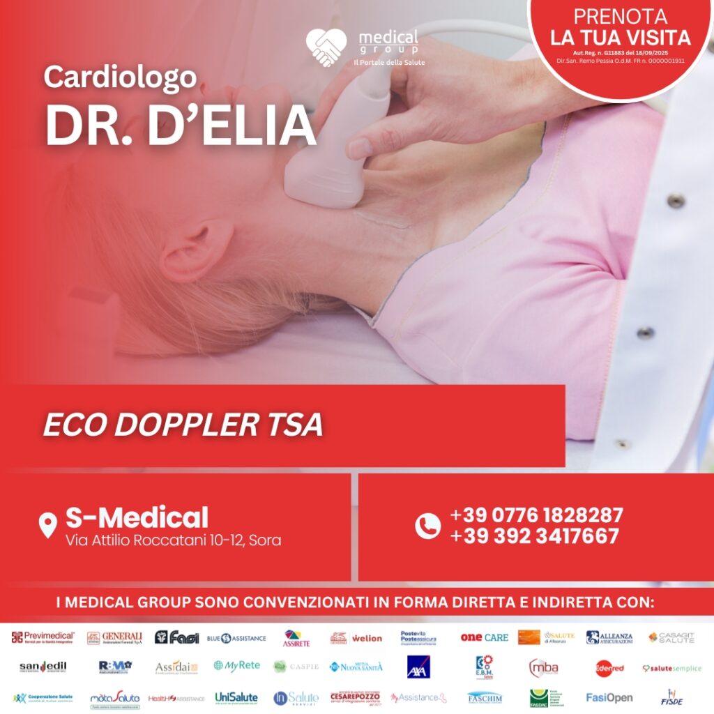 Tariffe del Mese Poliambulatorio S-Medical ECO DOPPLER DOTTOR D'ELIA