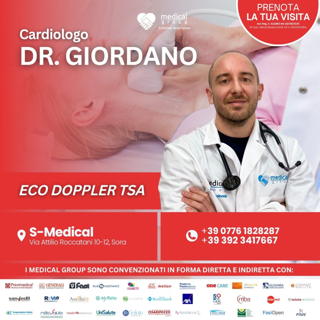 Tariffe del Mese Poliambulatorio S-Medical ECO DOPPLER DOTTOR GIORDANO