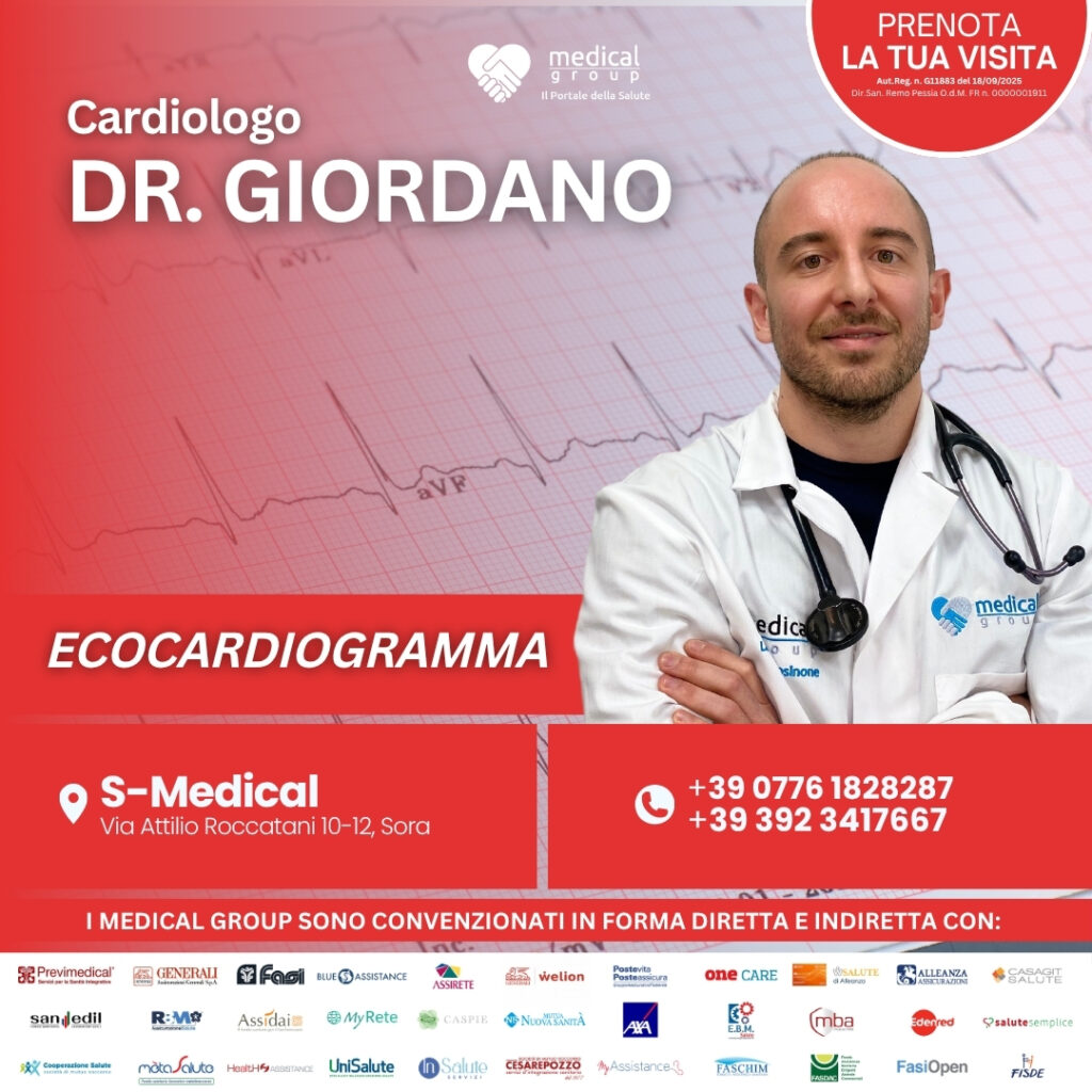 Tariffe del Mese Poliambulatorio S-Medical ECOCARDIOGRAMMA - DR. GIORDANO