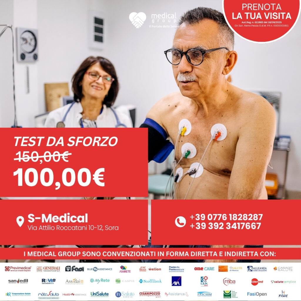 Tariffe del Mese Poliambulatorio S-Medical TEST DA SFORZO