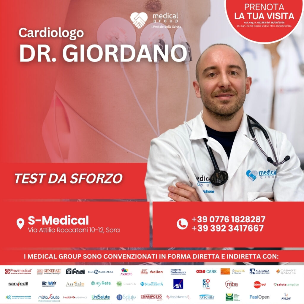 Tariffe del Mese Poliambulatorio S-Medical TEST DA SFORZO DOTTOR GIORDANO
