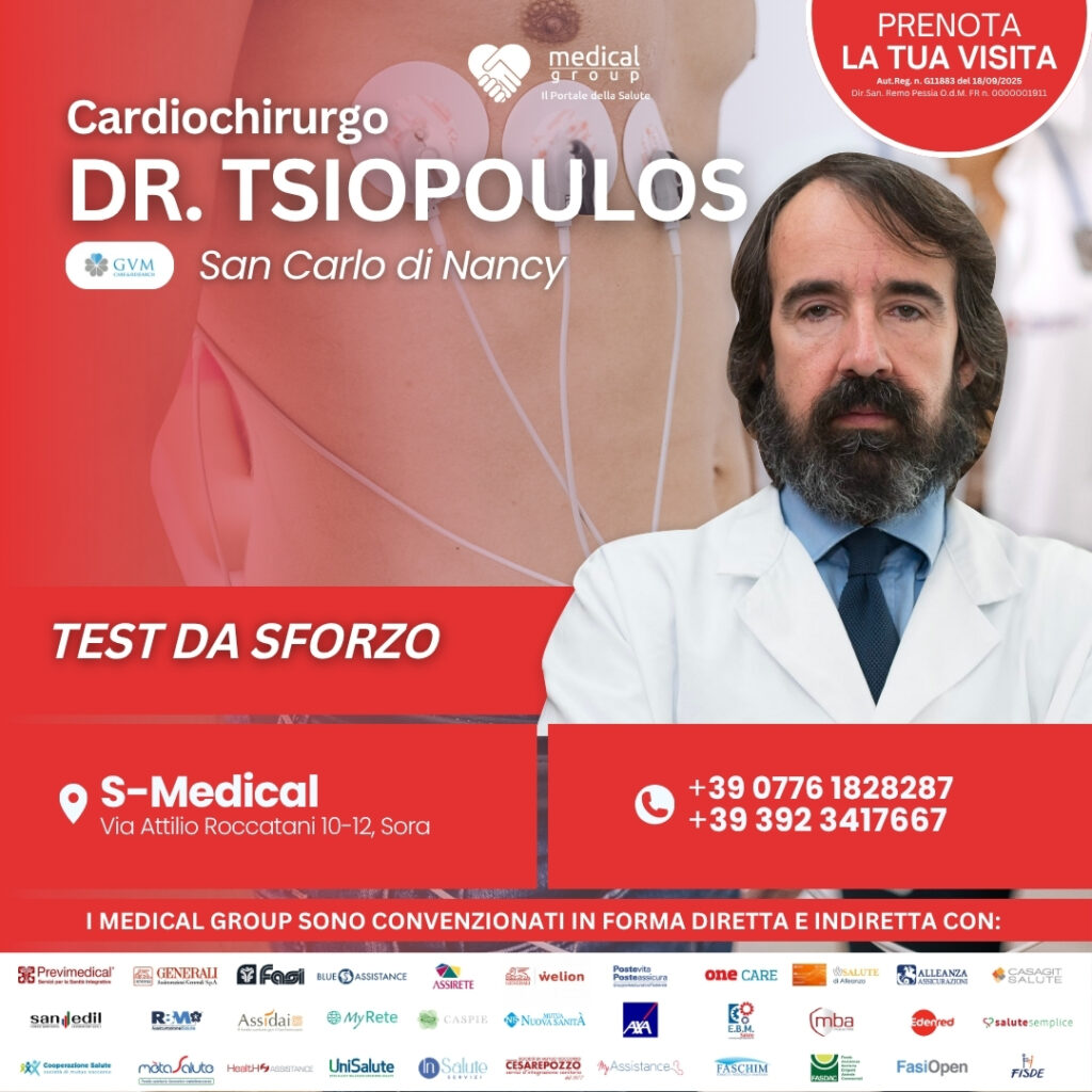 Tariffe del Mese Poliambulatorio S-Medical TEST DA SFORZO TSIOPOULOS