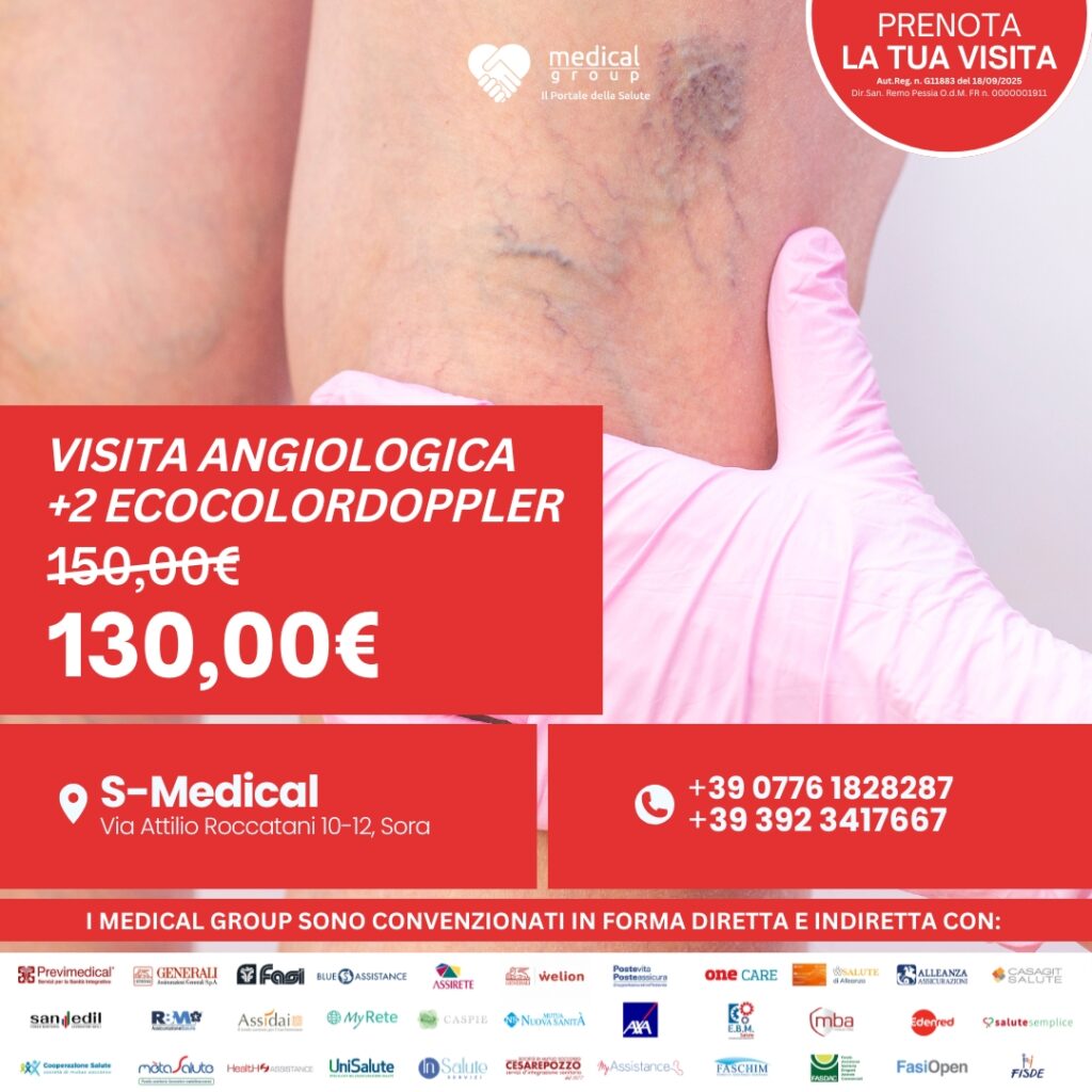 Tariffe del Mese Poliambulatorio S-Medical VISITA ANGIOLOGICA + 2 ECOCOLORDOPPLER (2)