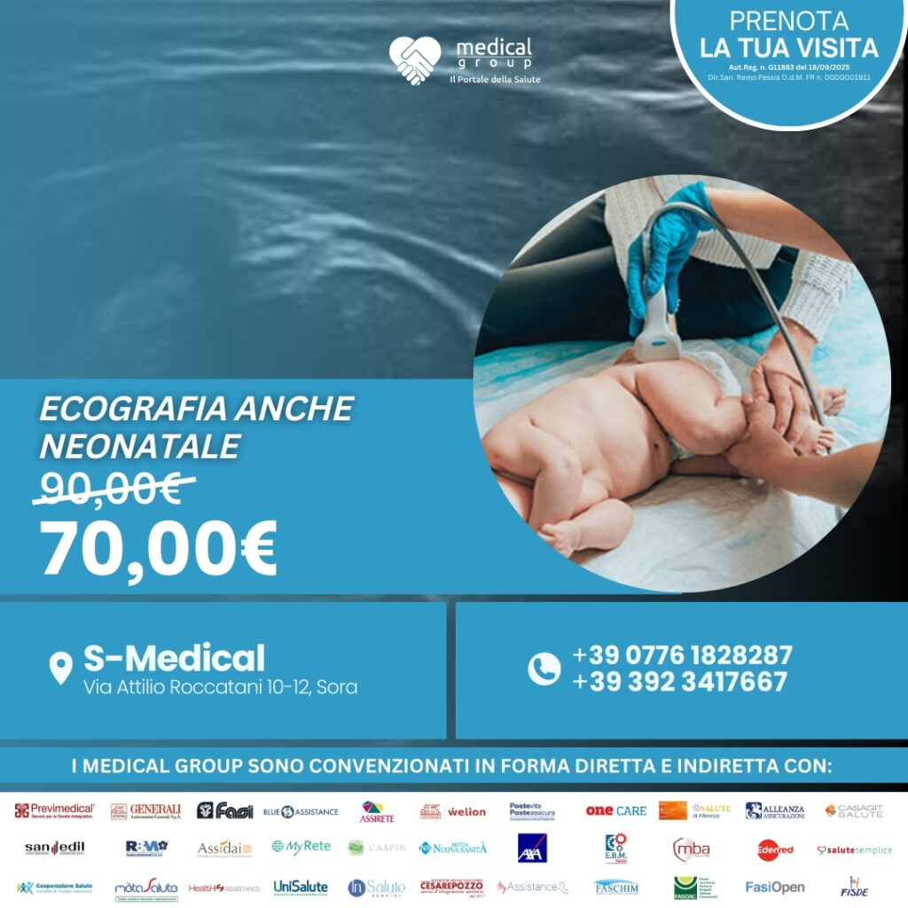 S-MEDICAL PROMO ECOGRAFIA ANCHE NEONATALE