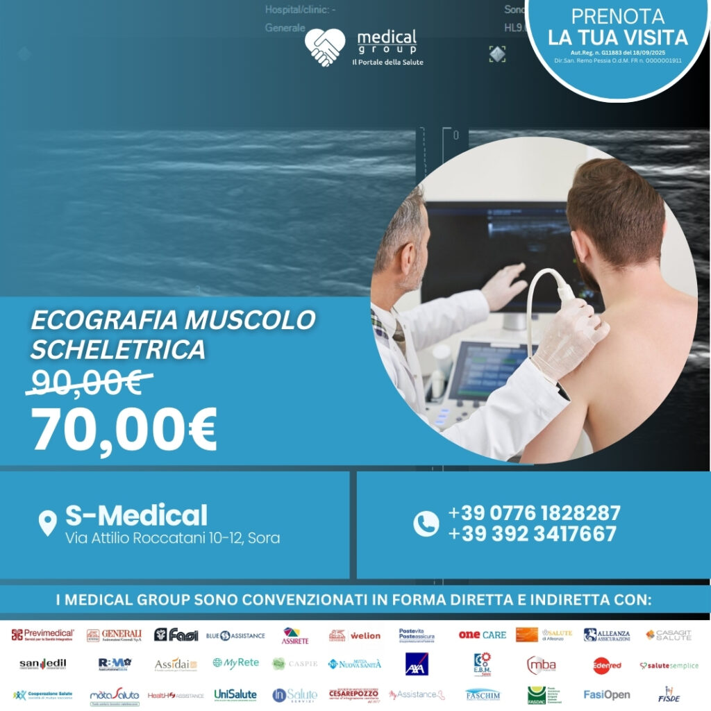 S-MEDICAL PROMO ECOGRAFIA Muscolo scheletrica