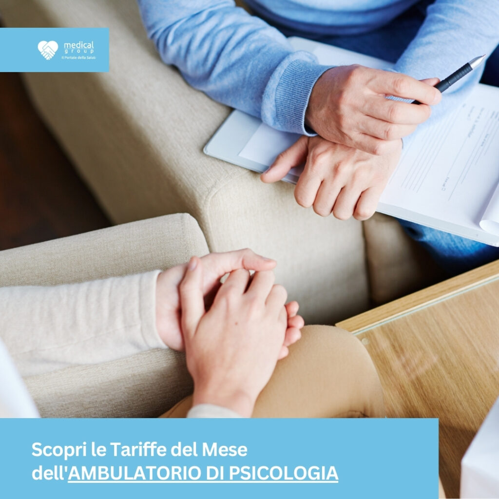 Tariffe del Mese Poliambulatorio Psicologia S-Medical Group Sora