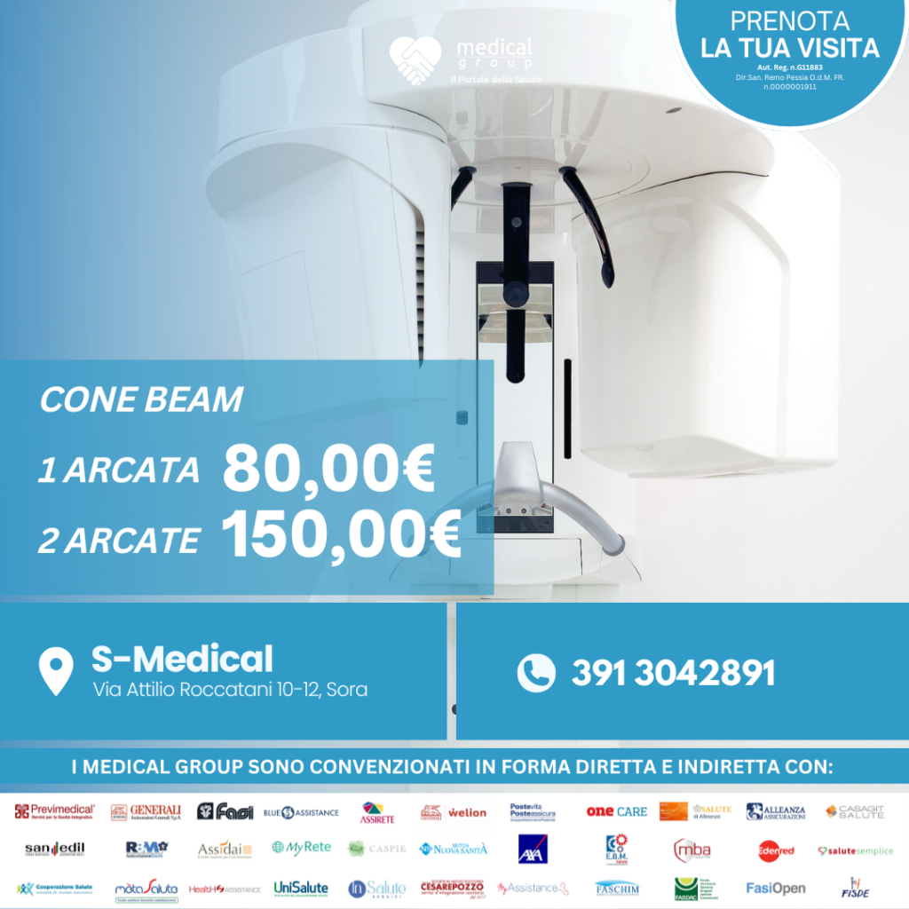 Tariffe del Mese Poliambulatorio S-Medical Sora CONE BEAM