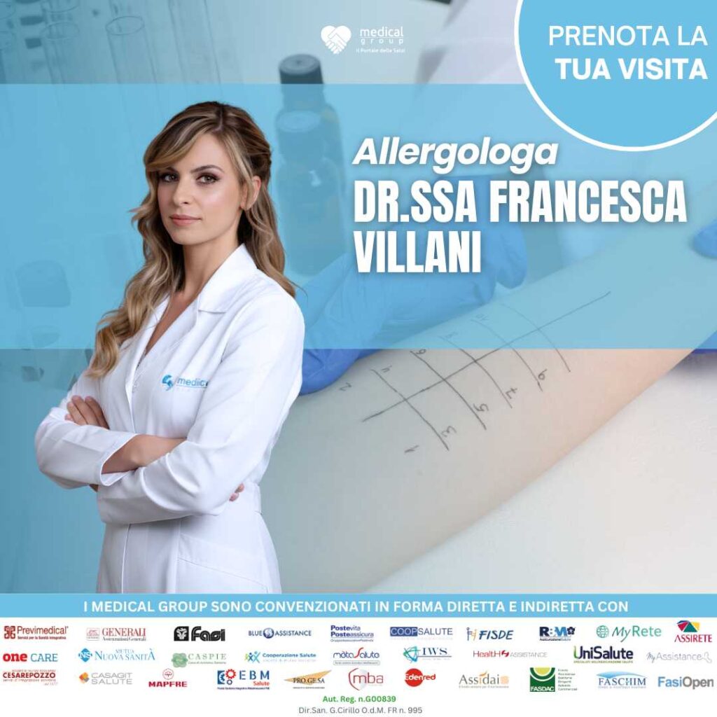 Dr.ssa Francesca Villani Allergologa Medical Group
