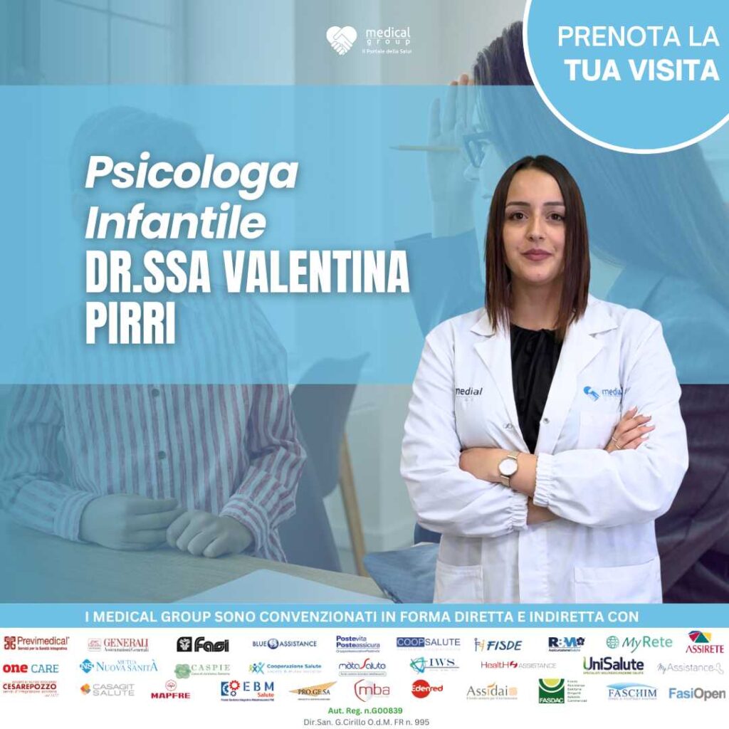 Dr.ssa Valentina Pirri Psicologa Infantile Medical Group